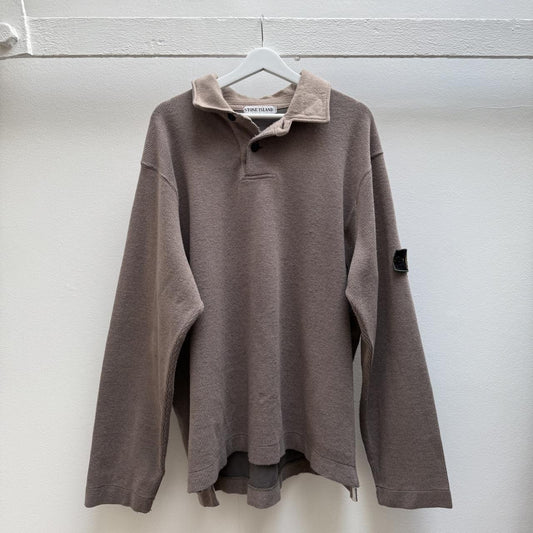 90’s Stone Island Ribbed Knit Jumper (XXL)
