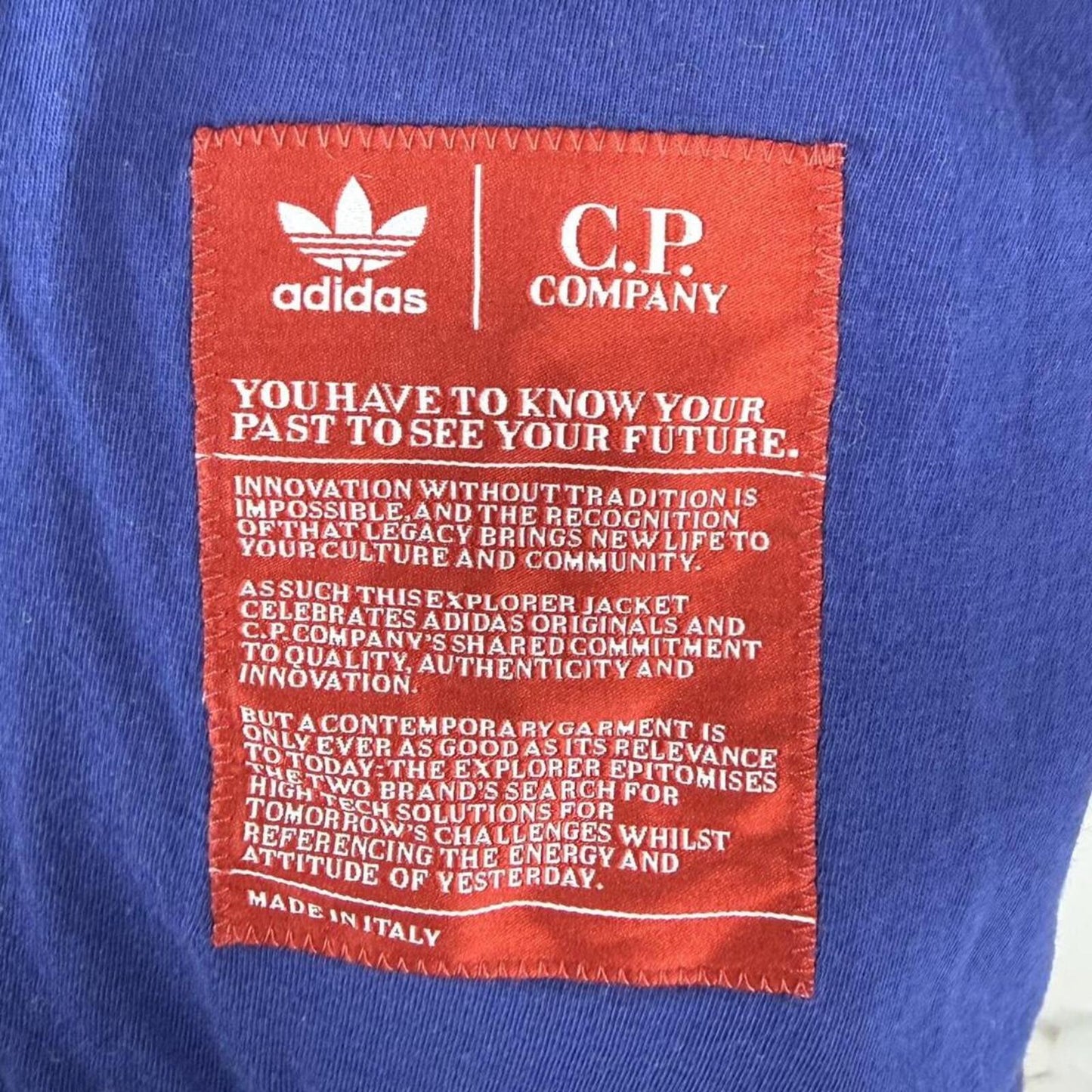 C.P. Company x Adidas Explorer Goggle Jacket Blue (M)