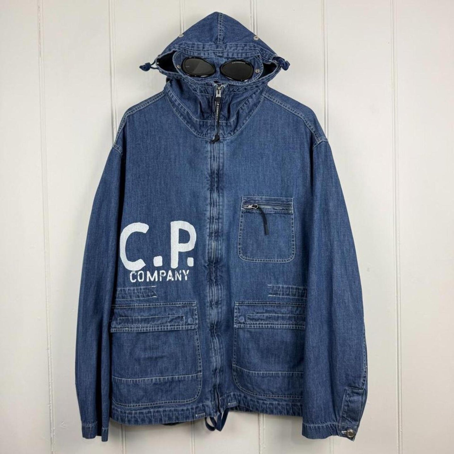 C.P. Company BLU Goggle Denim Jacket (XXL)