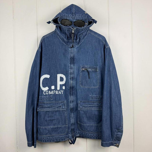 C.P. Company BLU Goggle Denim Jacket (XXL)