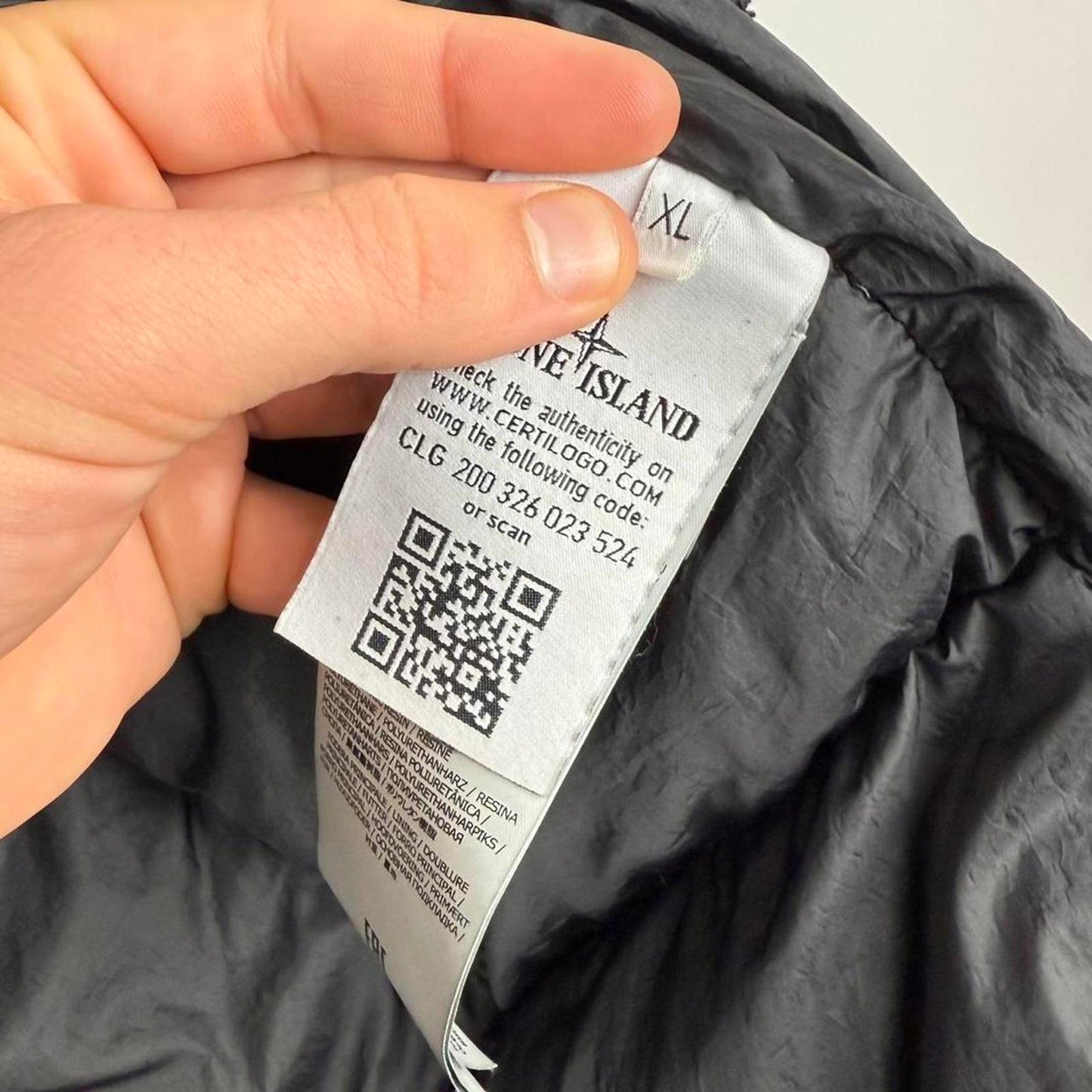 Stone Island Crinkle Reps NY Down Jacket (XL)