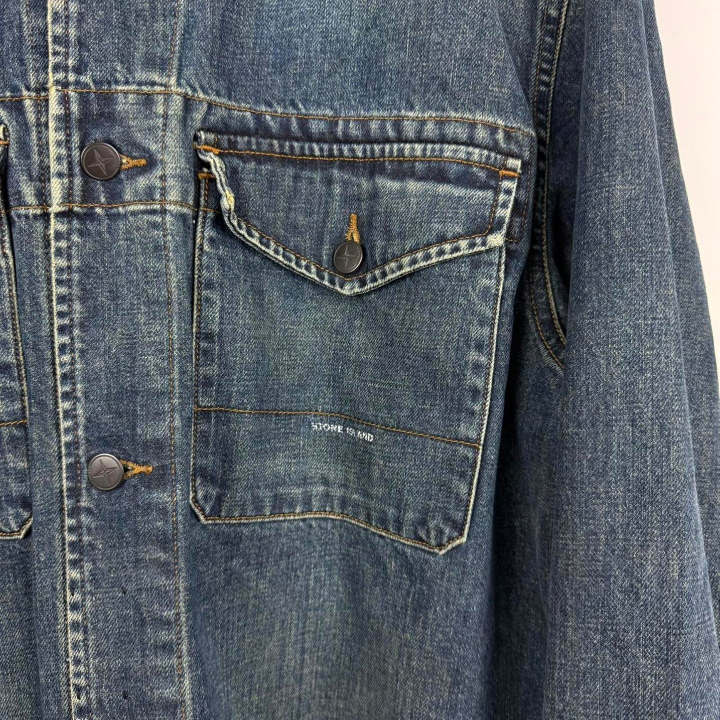 00s Stone Island Denims Logo Shirt (XL)