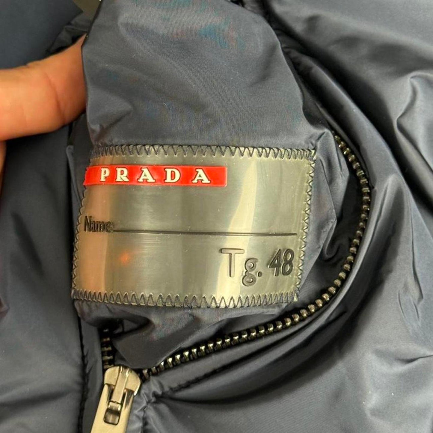 Prada Sport Reversible Padded Nylon Hooded Jacket (M)