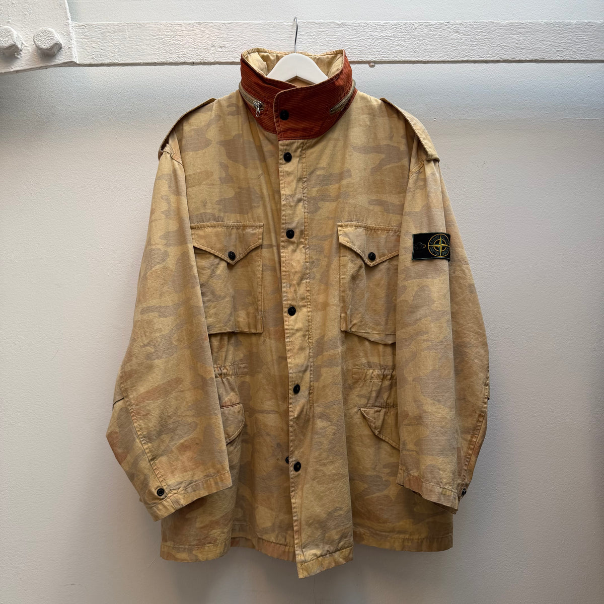 1990 S/S Stone Island Ice Camo Field Jacket (M)