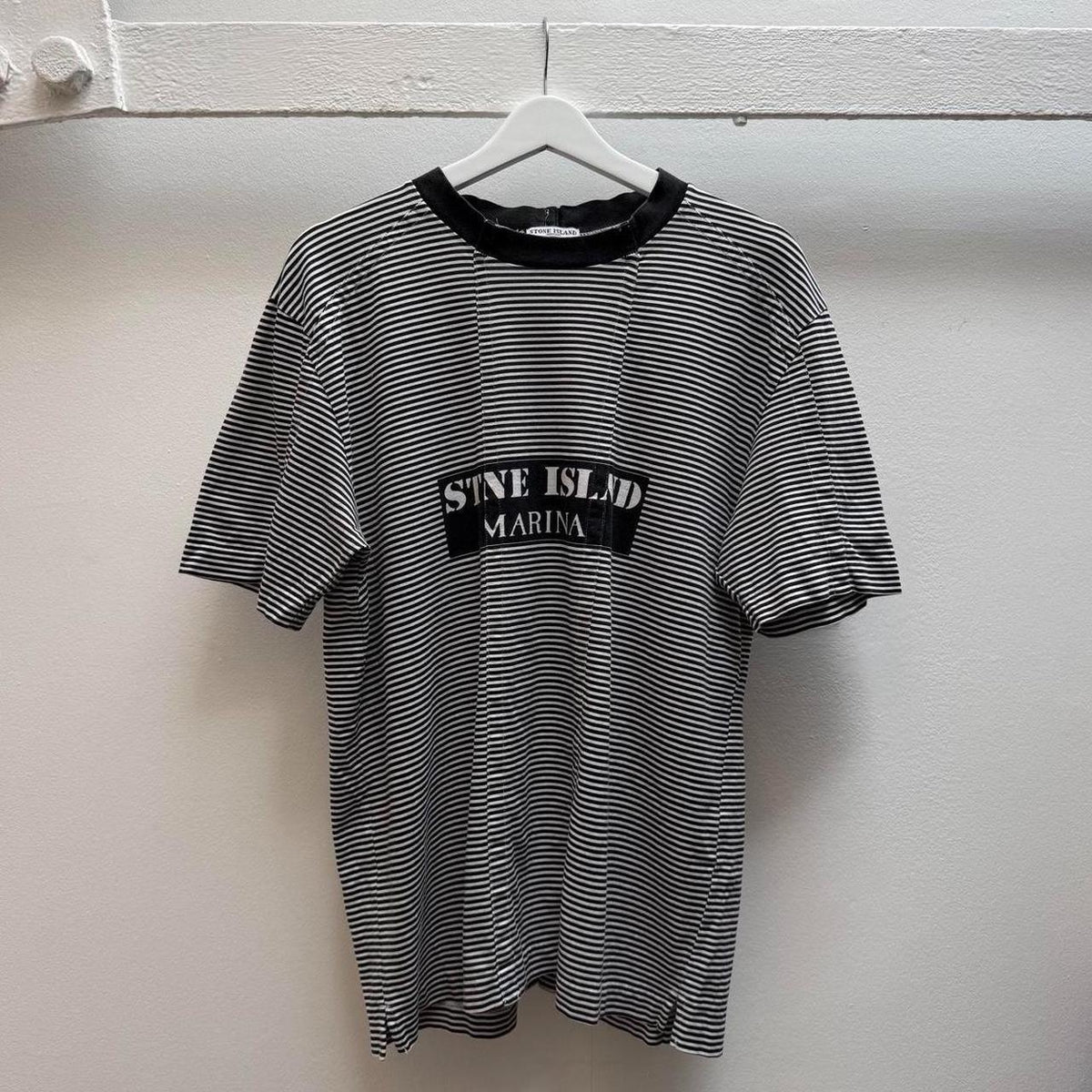 00’s Stone Island Marina Striped T-shirt (L)