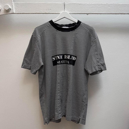 00’s Stone Island Marina Striped T-shirt (L)