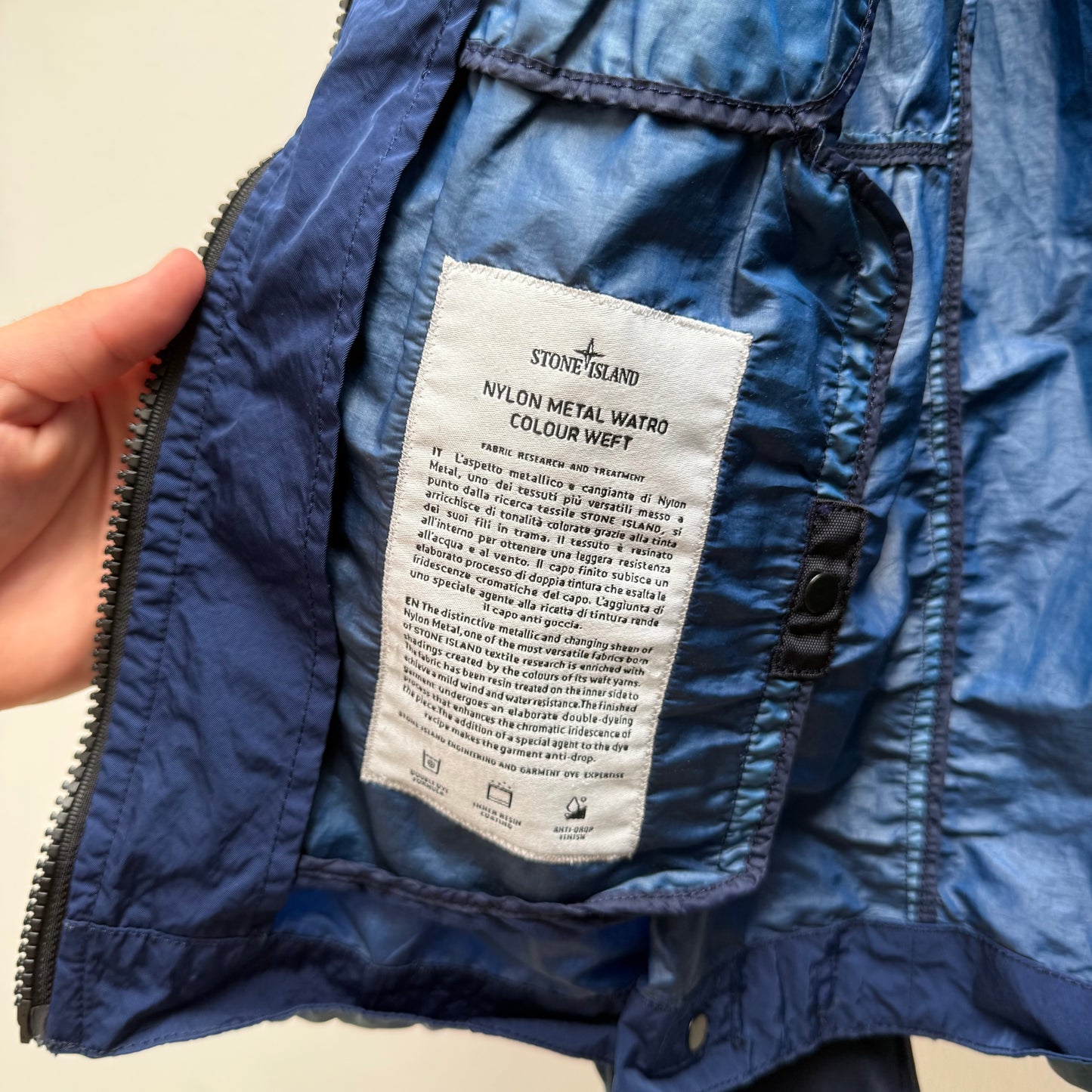 2017 Stone Island Nylon Metal Weft Jacket (L)