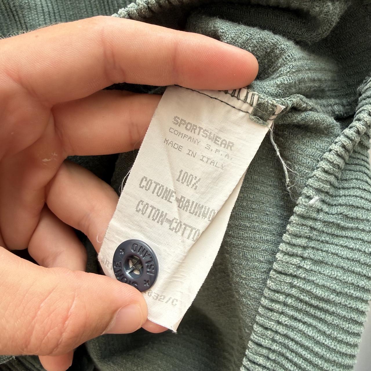 Stone Island 1995 Jumbo Corduroy Over Shirt (XL)