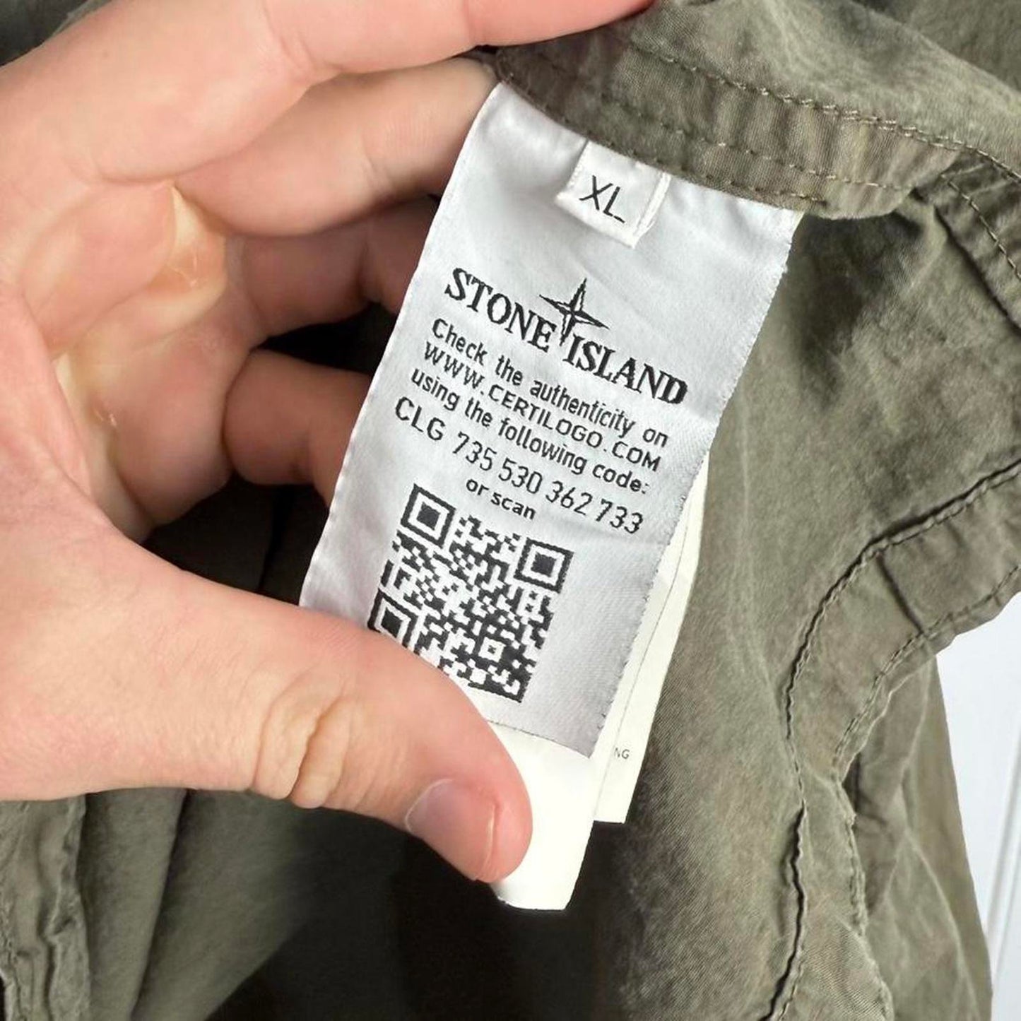 Stone Island Smock Jacket in Khaki (XL)