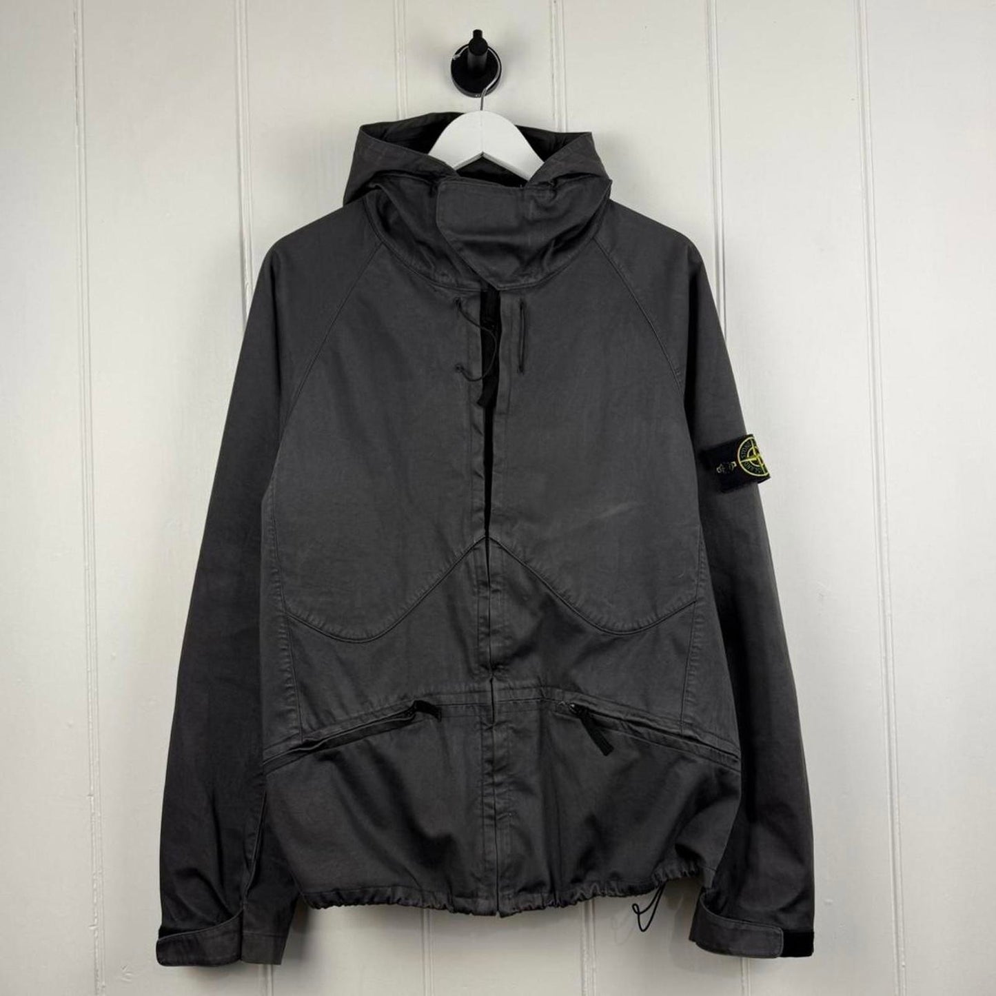 Stone Island Coated Cotton Hooded Jacket (L)