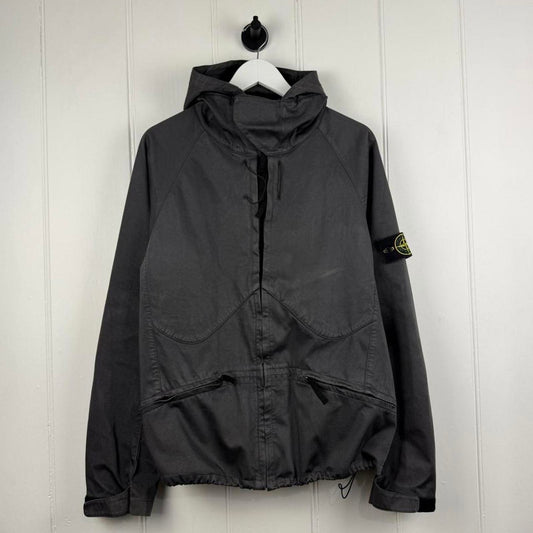 Stone Island Coated Cotton Hooded Jacket (L)
