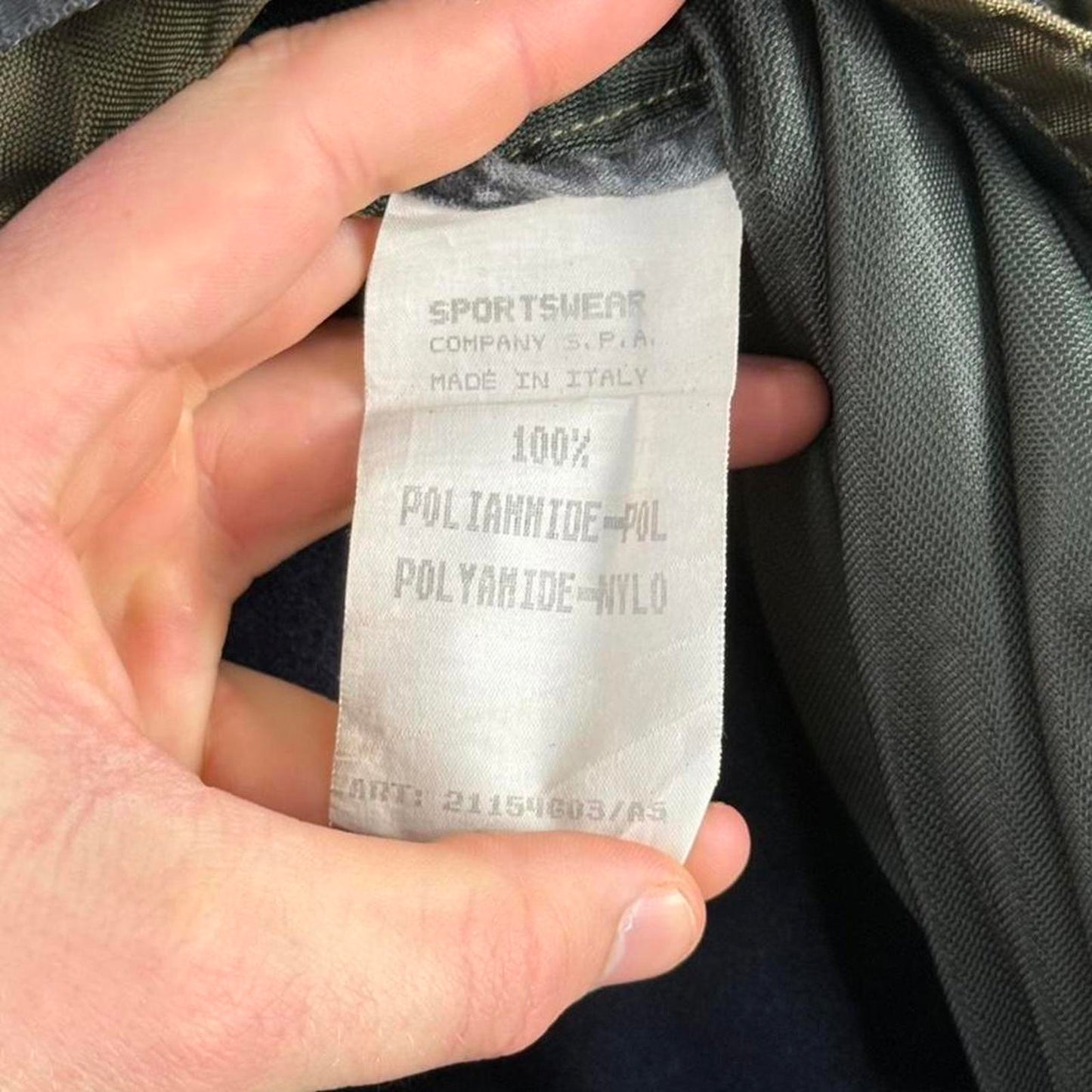 1994 Stone Island Formula Steel Jacket Olive (XL)