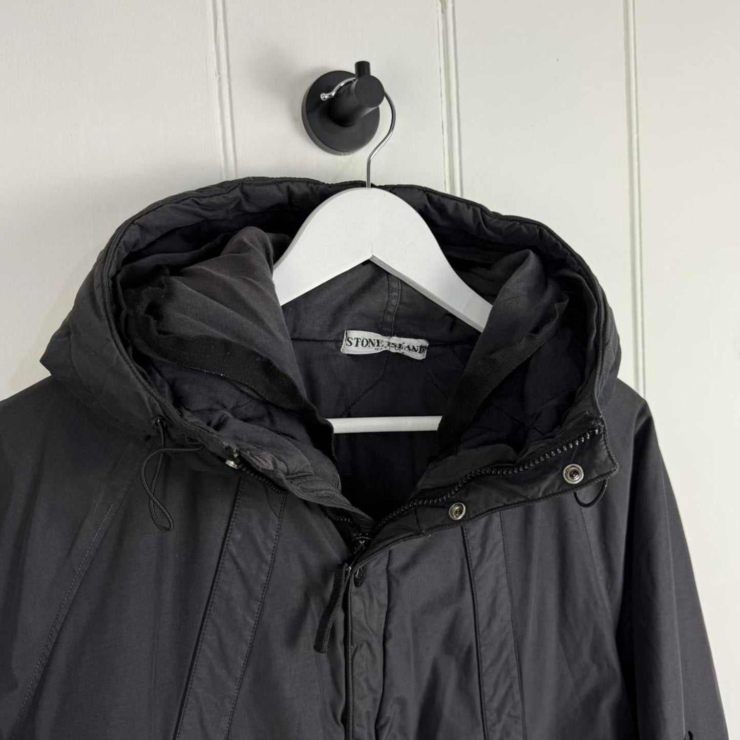 Stone Island Quilted Hooded Jacket (L)