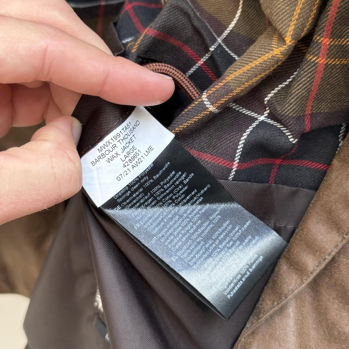 C.P. Company x Barbour Mille Miglia Wax Jacket (L)