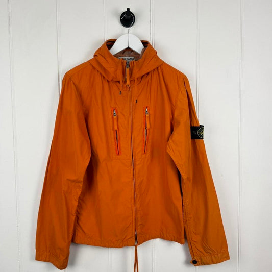 2000's Stone Island Hooded Jacket Orange (M)