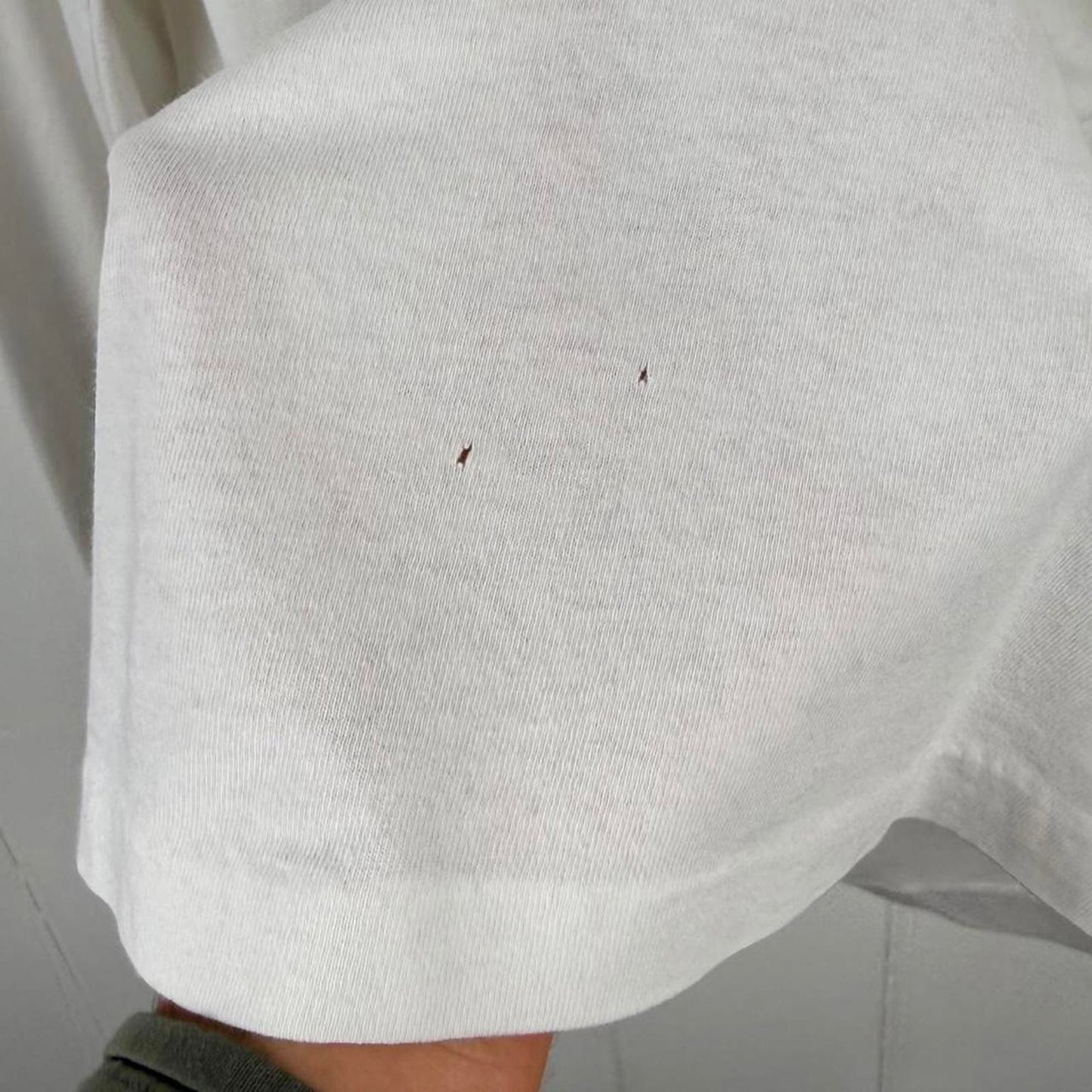 Stone Island Long Sleeve Polo Shirt White (L)