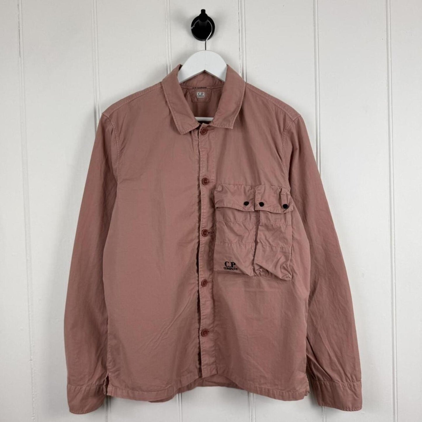 CP Company Logo Pocket Shirt Dusty Pink (M)