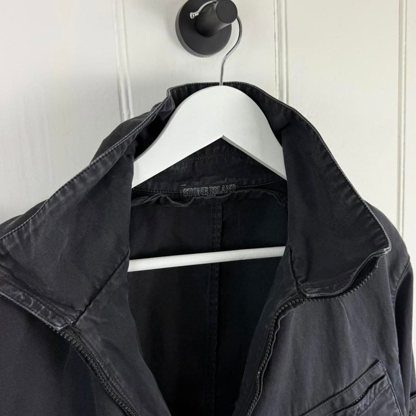 Stone Island Batavia-T Overshirt Jacket Black (L)