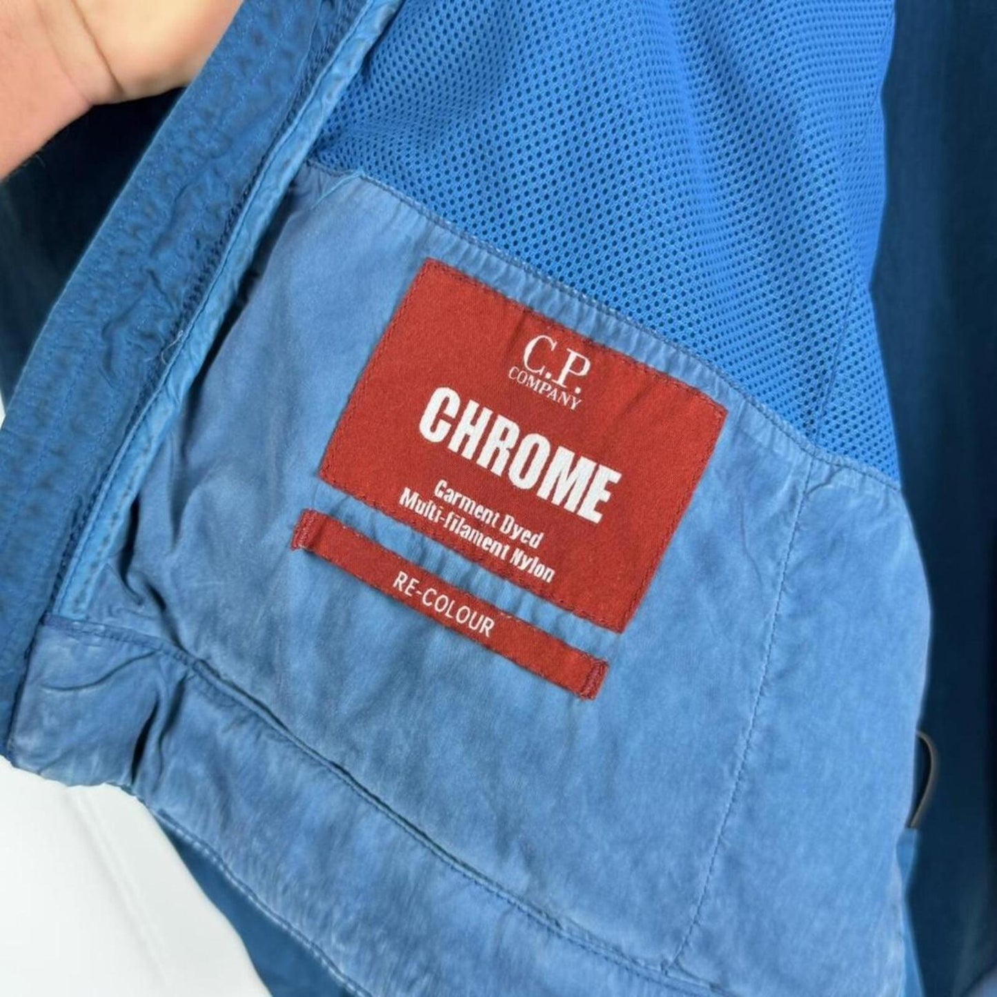 CP Company Chrome Re-Colour Jacket Blue (M)