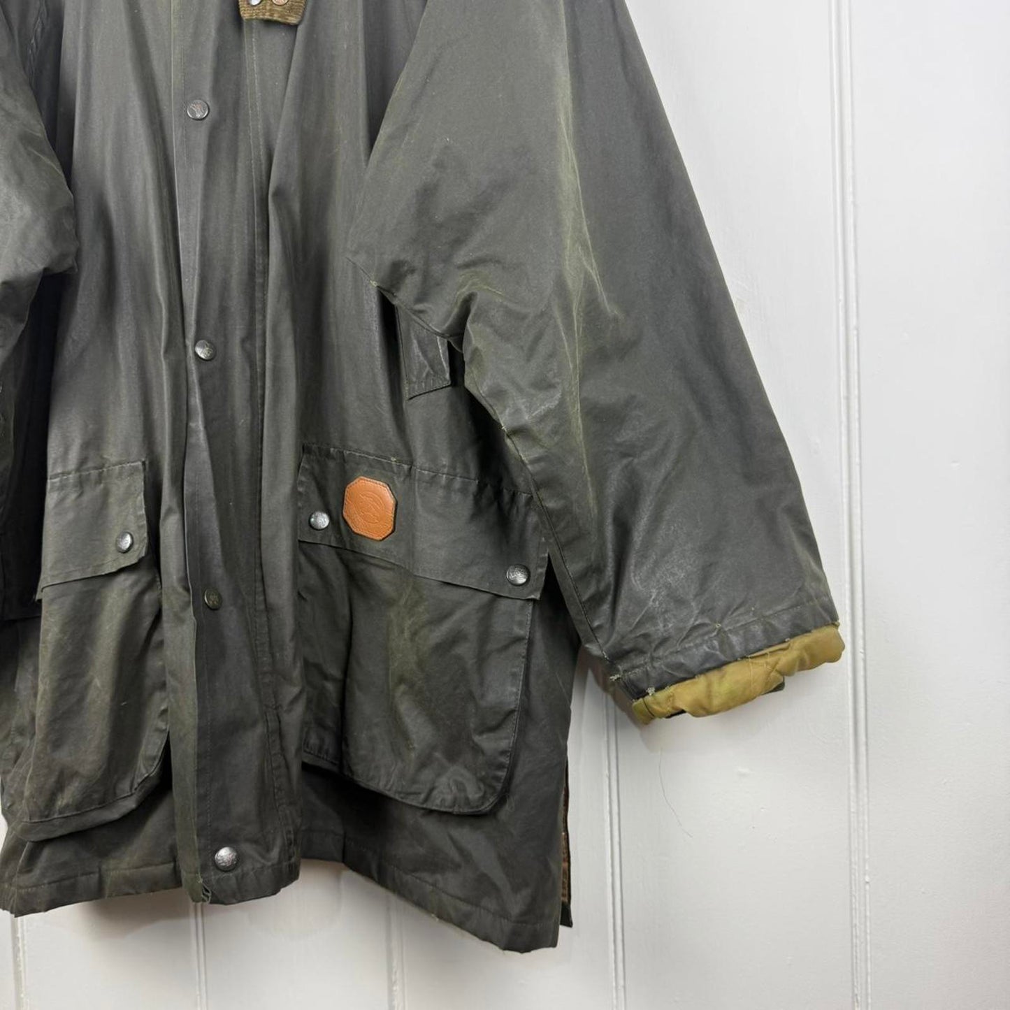 Burberry Vintage Waxed Cotton Parka (XXL)