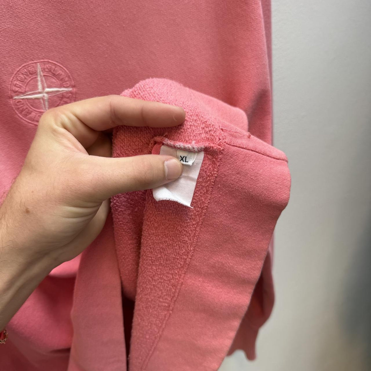 1990s Stone Island Boat Neck Sweatshirt (XL)
