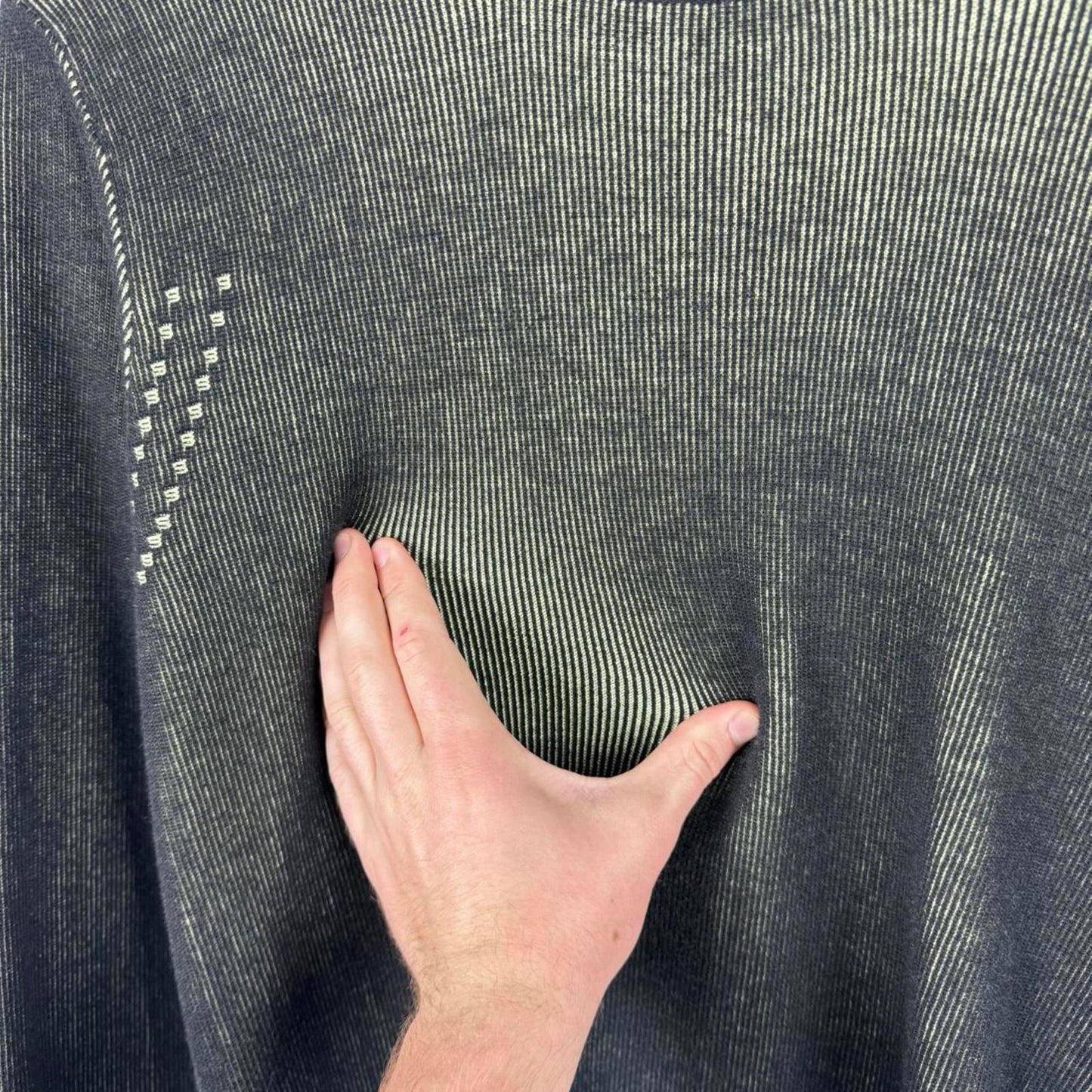 Stone Island Shadow Project Ribbed Cotton Jumper (M)