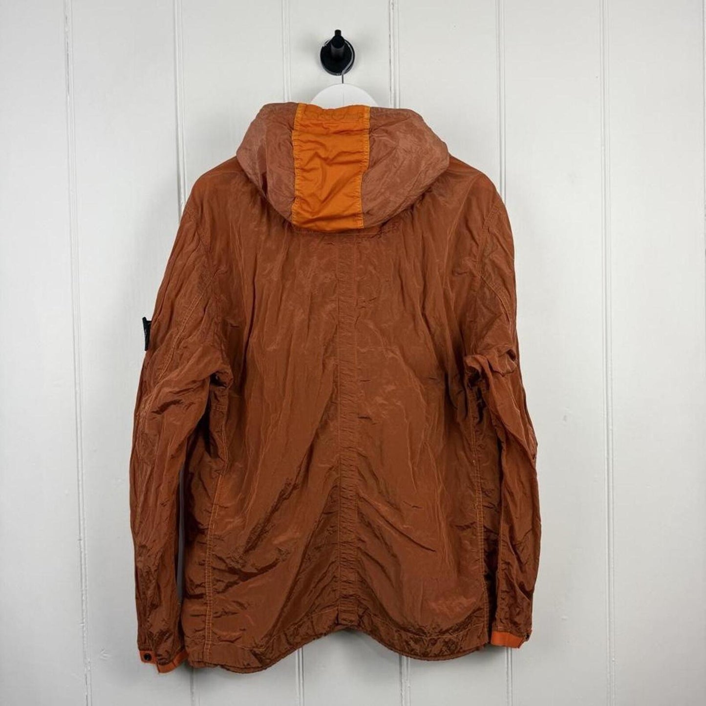 Stone Island Nylon Metal Hooded Jacket Orange (XXL)