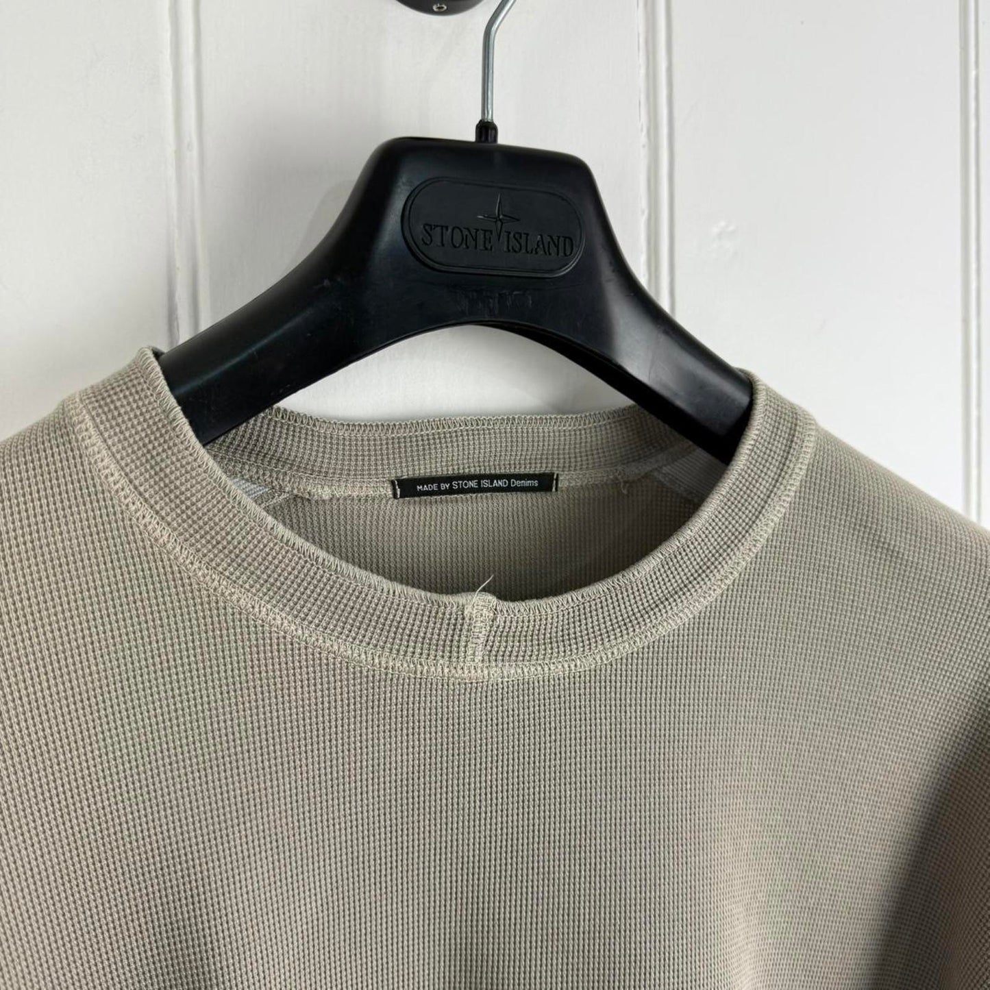 Stone Island Denims Waffle Knit Sweatshirt (XL)