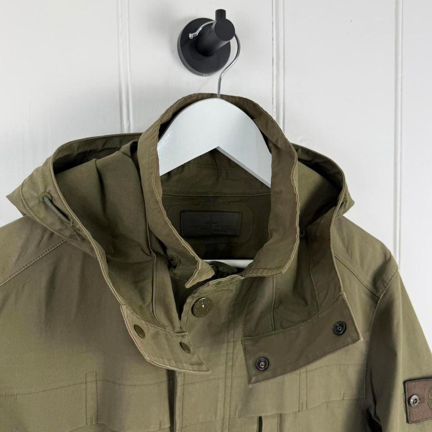 Stone Island Ghost Piece 3L Performance Cotton Parka Jacket (M)