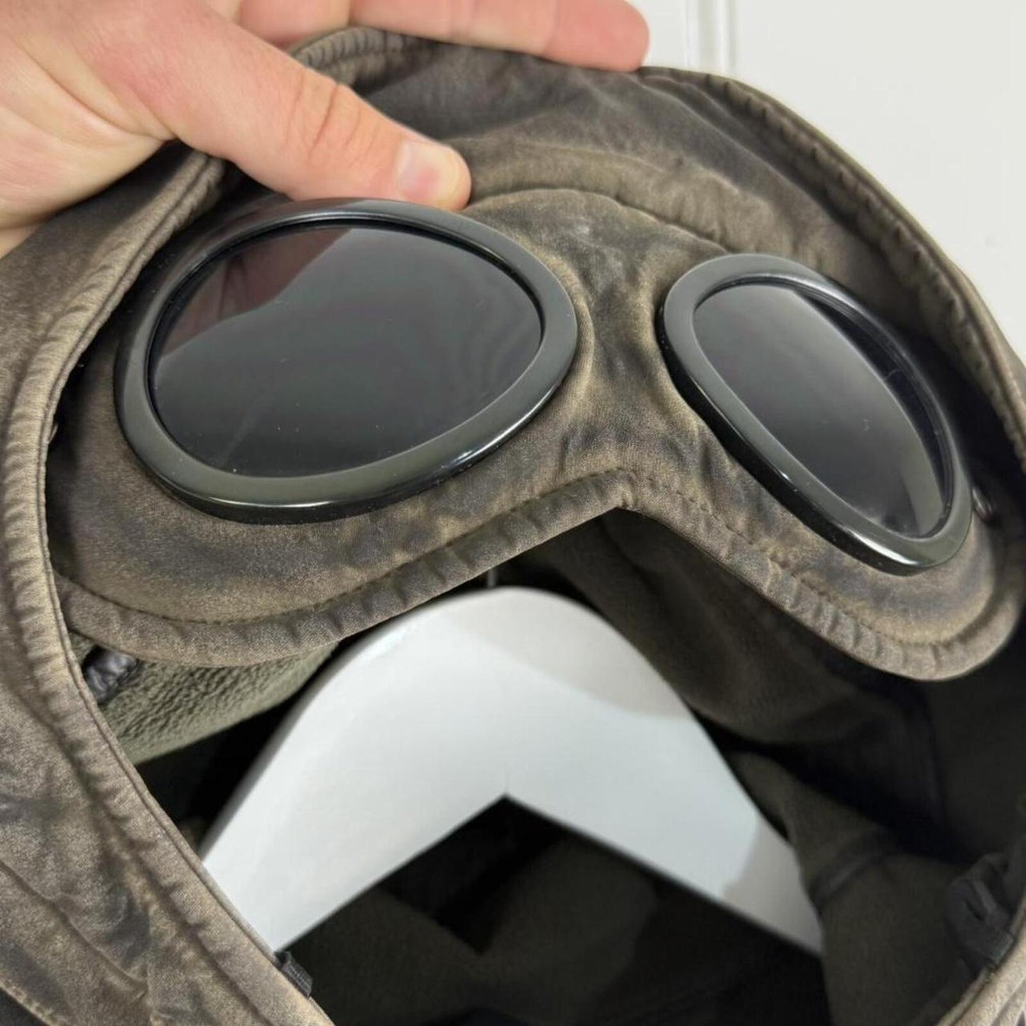 C.P. Company Goggle Jacket Re-Colour Black (S/M)
