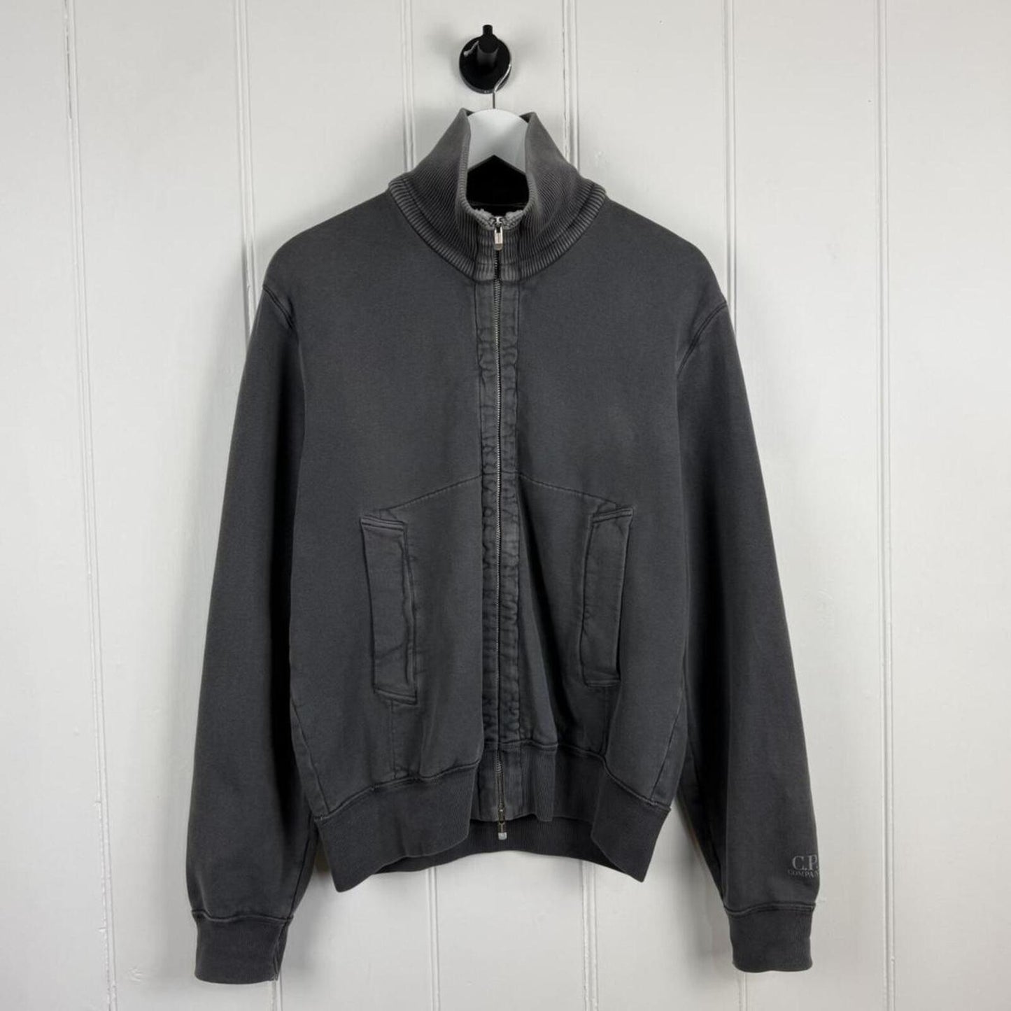 CP Company 00s Logo Zip Jumper Grey (L)