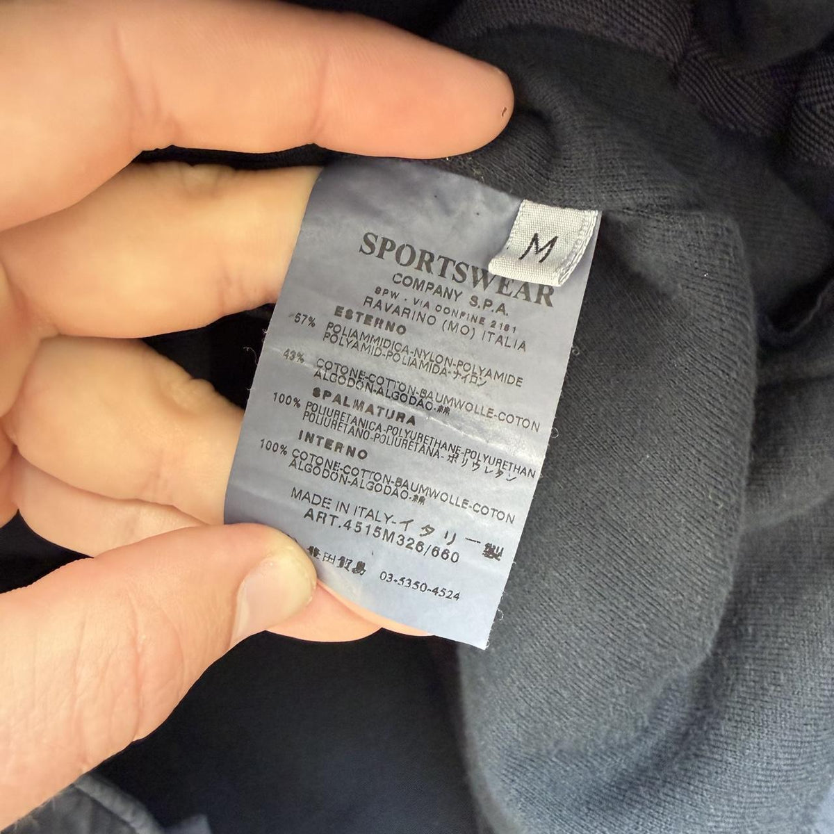 Stone Island Vintage Mid 2000s Flight Jacket – Navy Blue (M)