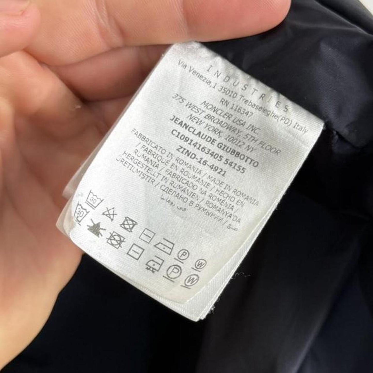 Moncler Jeanclaude Jacket Navy (M)