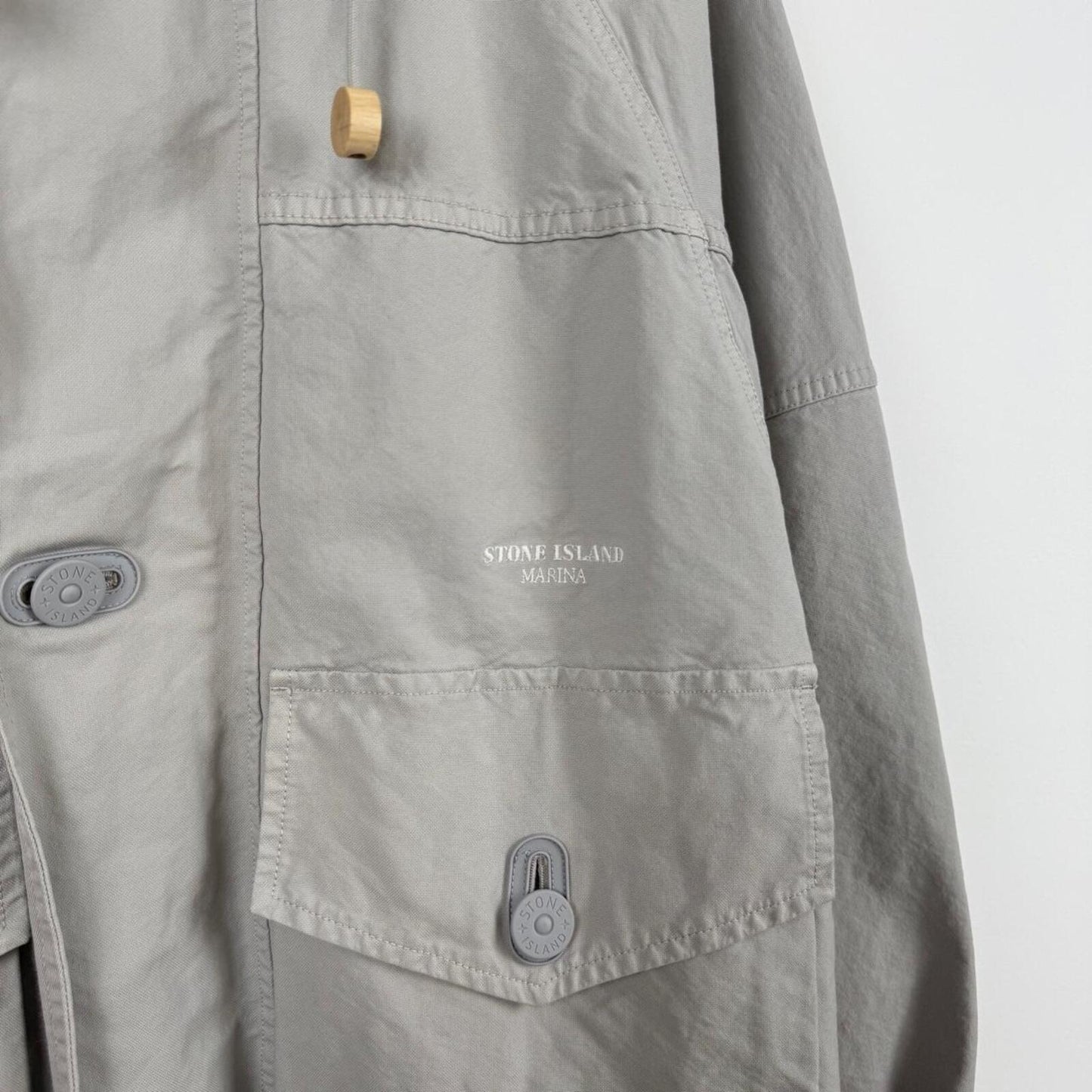 Stone Island Marina N/C Panama-TC Jacket Grey (M)