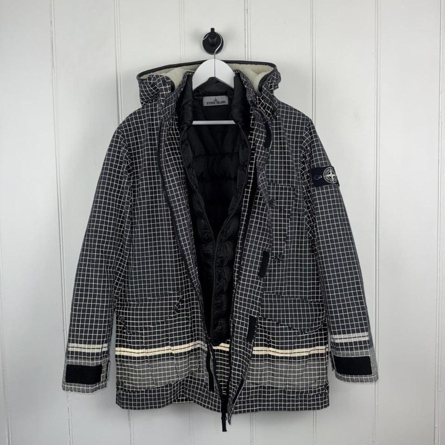 Stone Island Reflective Ripstop Chiné Jacket (M)