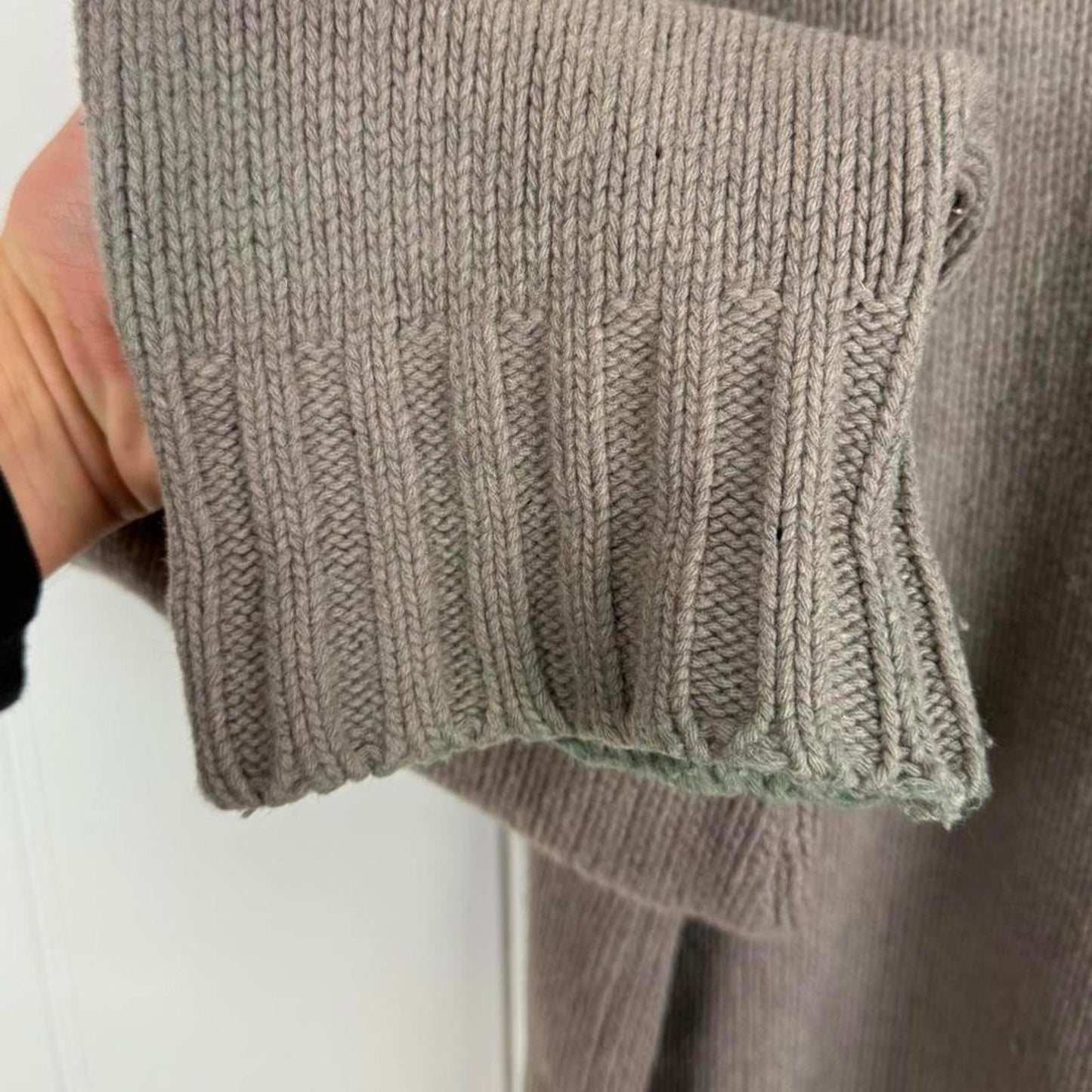 Stone Island 2001 Button Neck Wool Knit (XL)