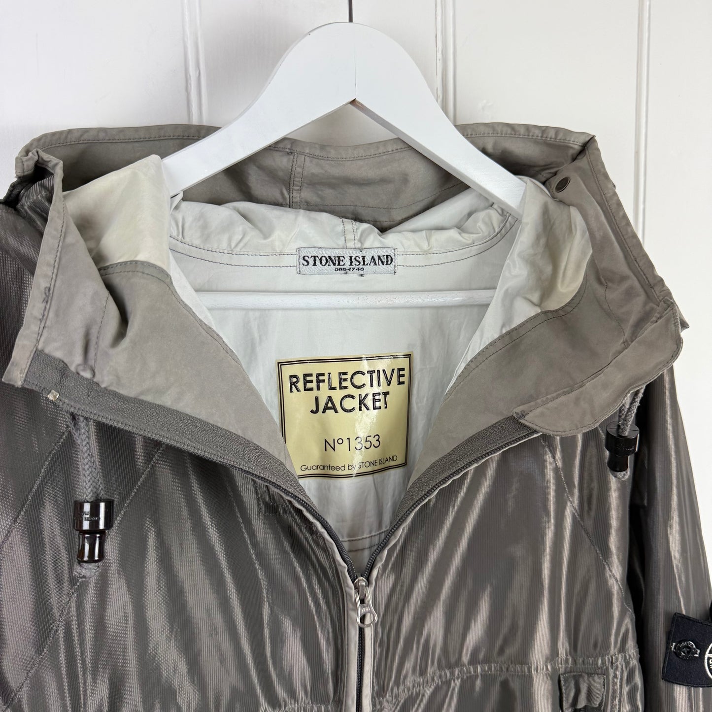 SS2006 Stone Island Mesh Reflective Jacket (XL)
