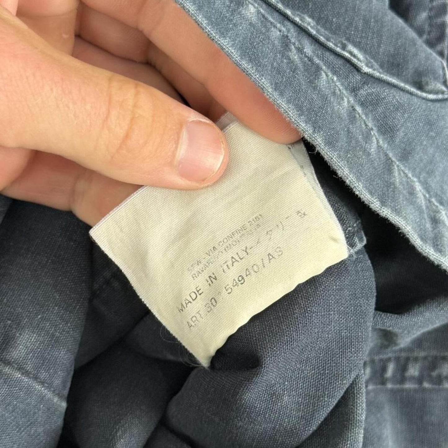 1999 Stone Island Chore Jacket Fad Navy (M)