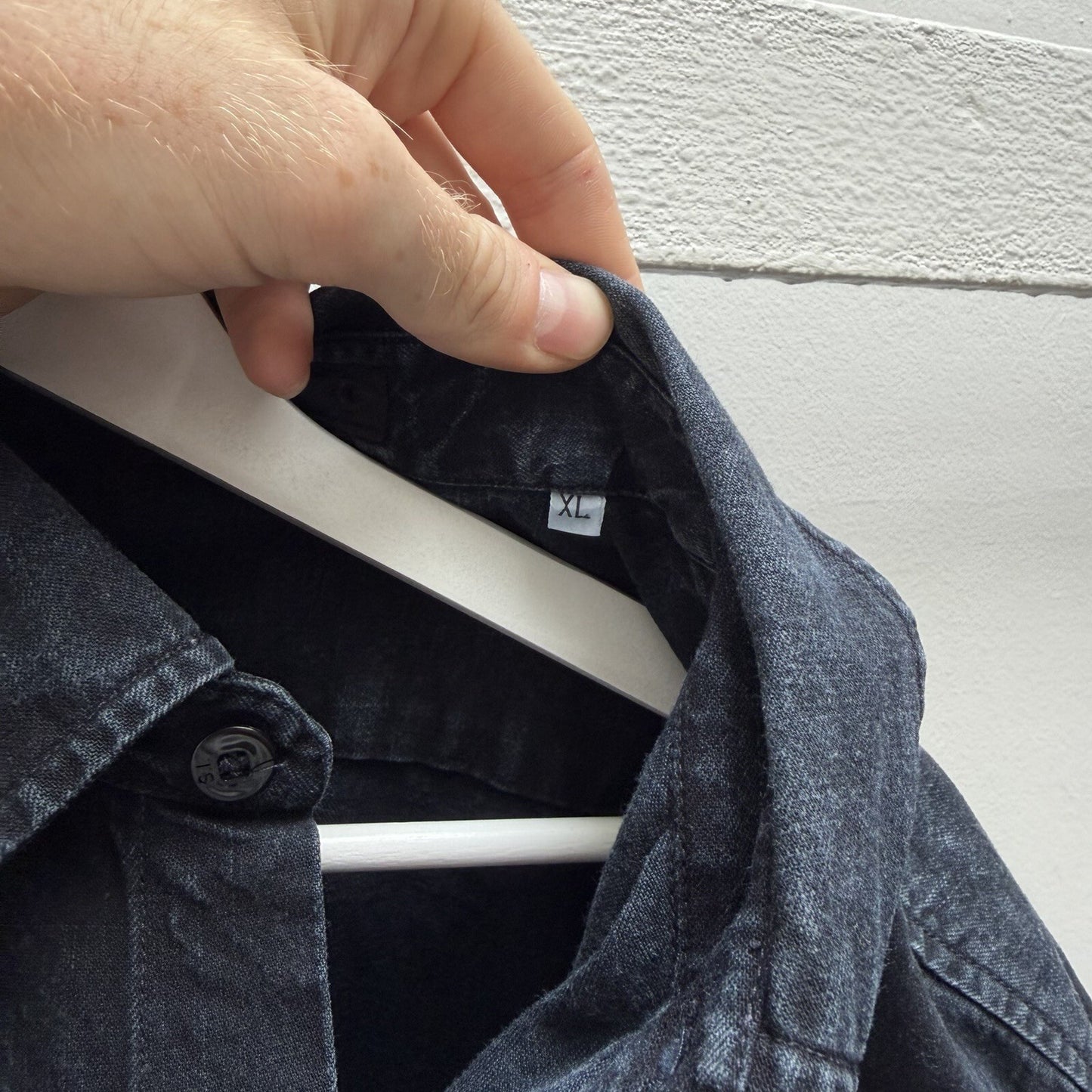 Stone Island Heavy Cotton Button Up Shirt (XL)