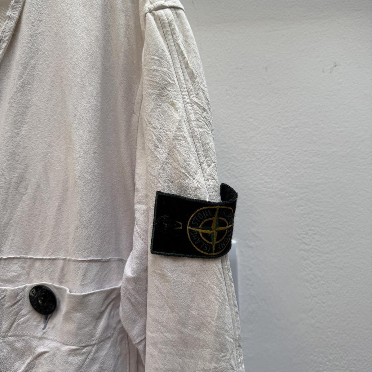 1997 Stone Island Poly Jacket in white (S)