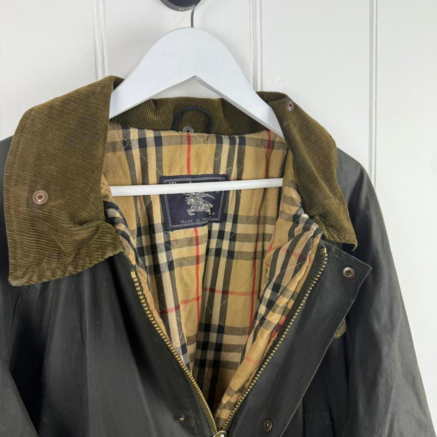 Burberry Vintage Waxed Cotton Parka (XXL)