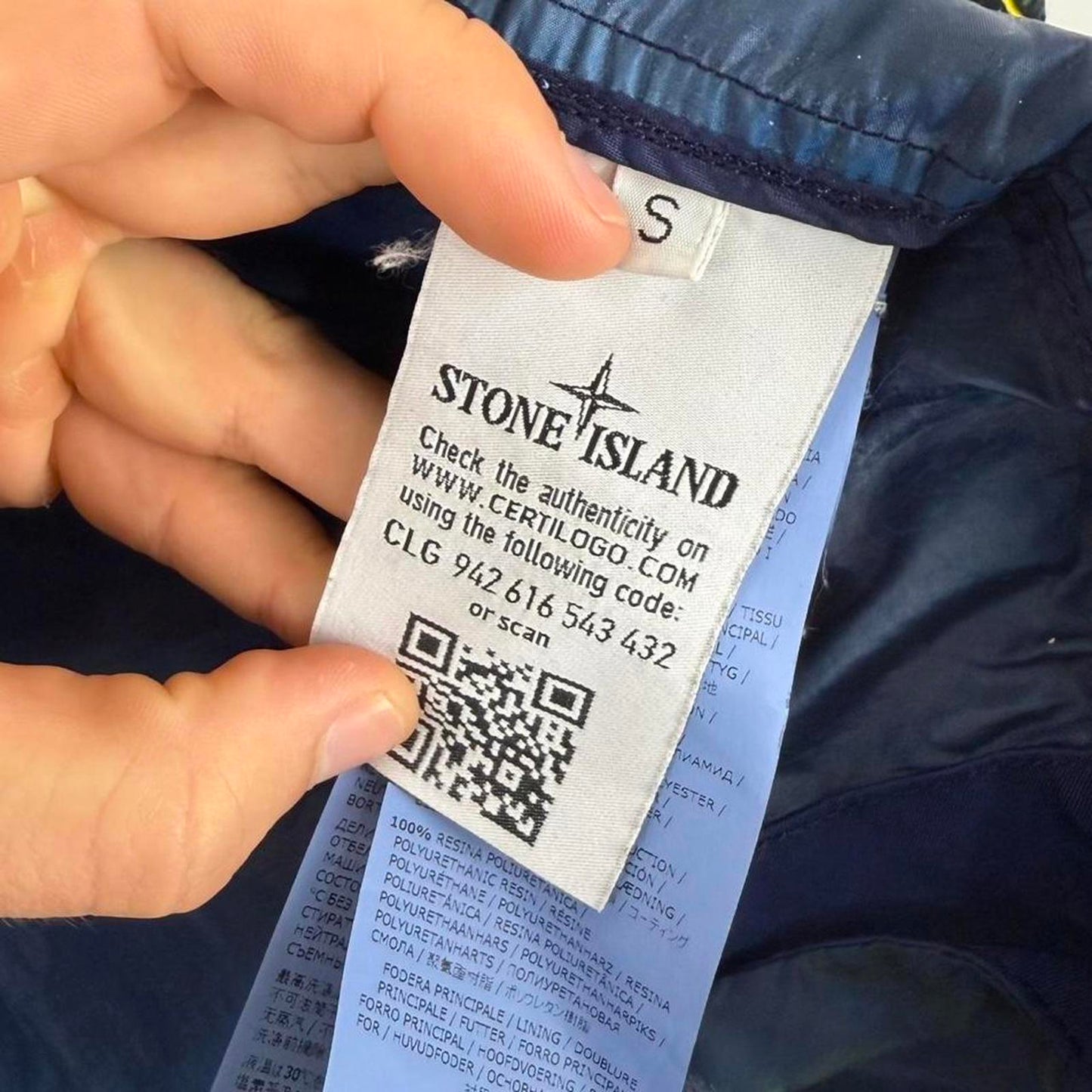 Stone Island Nylon Watro Weft Jacket (S)