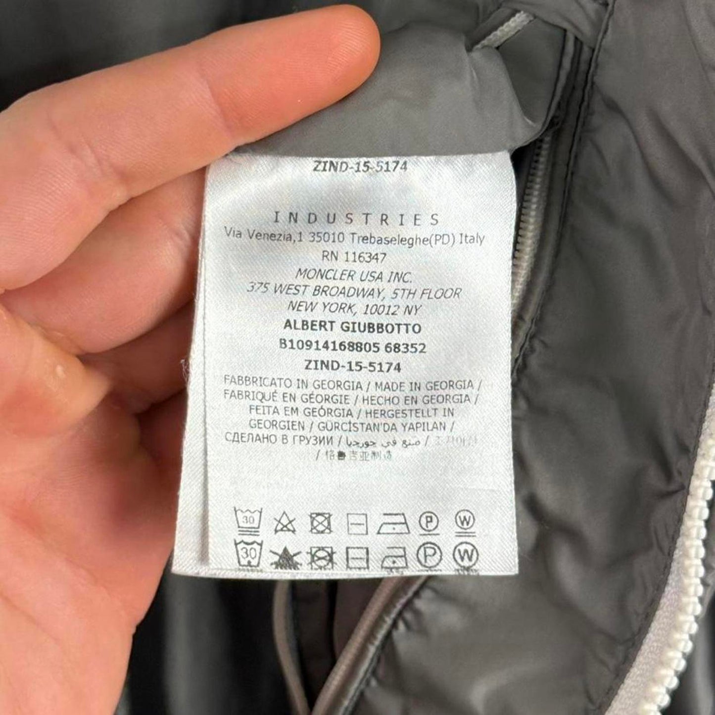 Moncler Lightweight Zip Jacket (L)