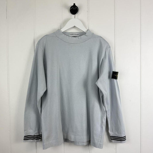 1996 Stone Island Mock Neck Long Sleeve T-Shirt (S)