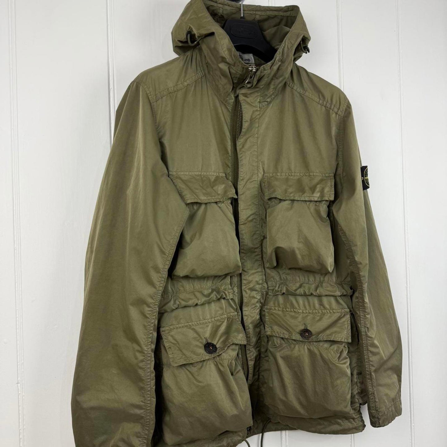 Stone Island David-TC Light Parka – Olive Green (S/M)