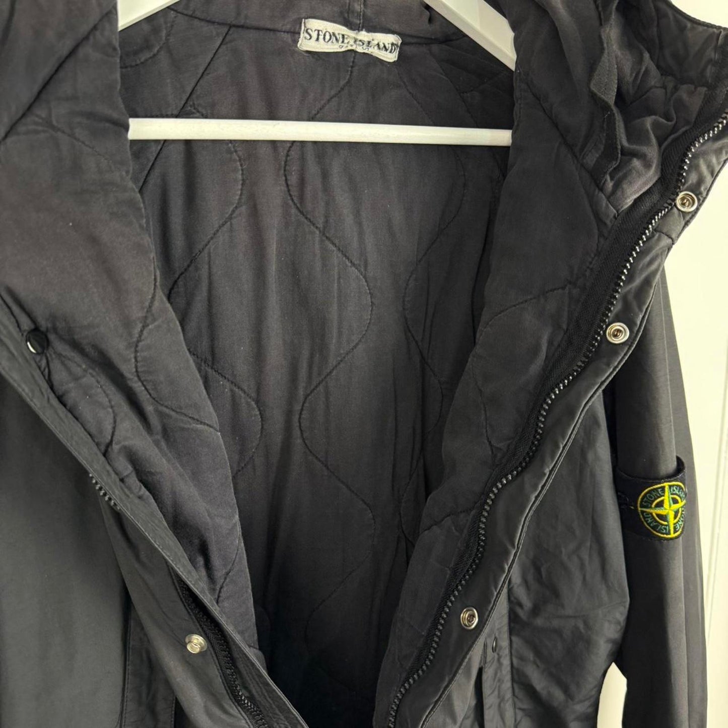 Stone Island Quilted Hooded Jacket (L)