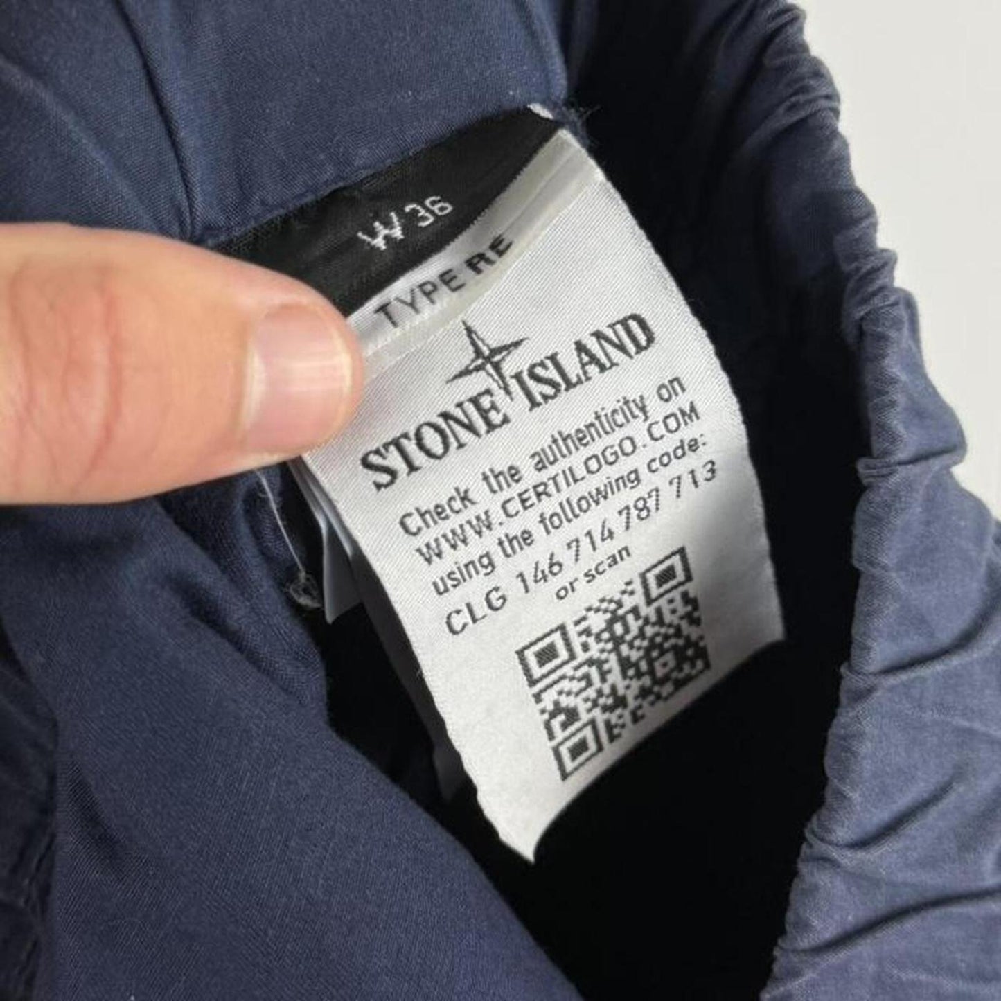 Stone Island Marina Shorts Navy Stripe (W36")