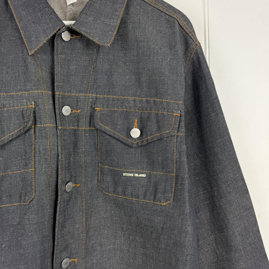 Stone Island Denim Research Jacket Indigo (M)