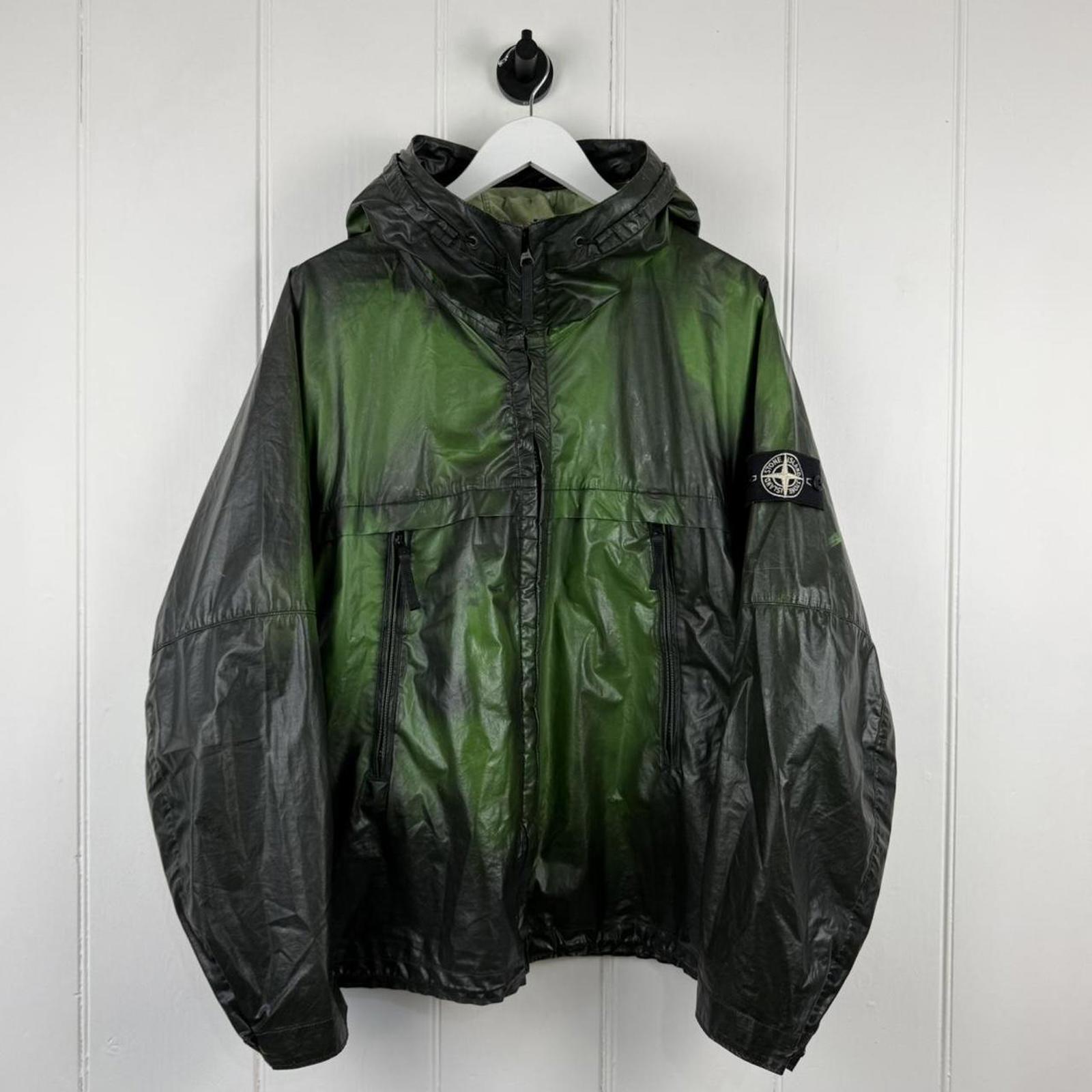 Stone Island Heat Reactive Jacket Black/Green (XL) – fordgarmz