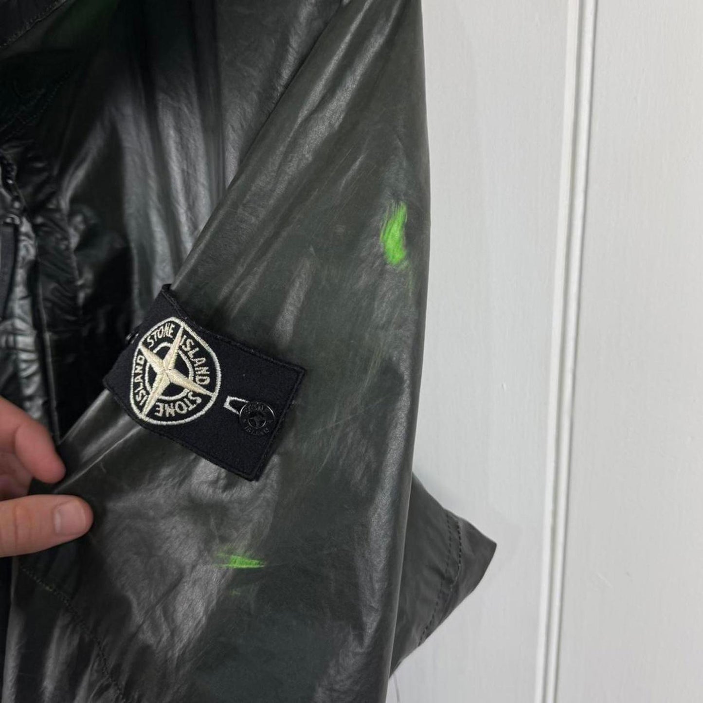 Stone Island Heat Reactive Jacket Black/Green (XL)